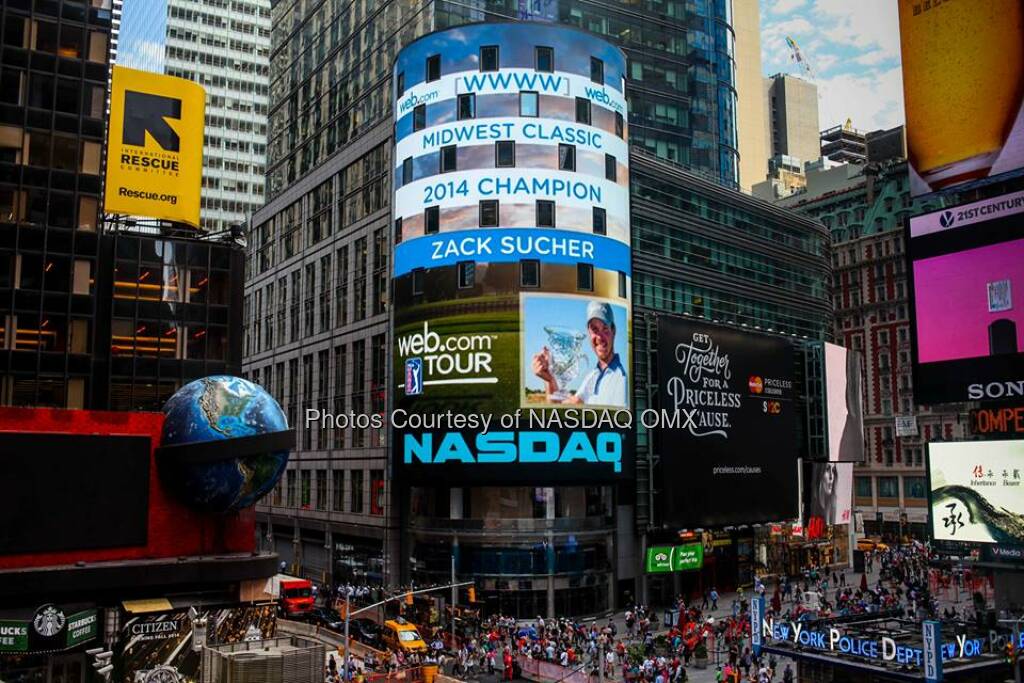 Congratulations to Zack Sucher, winner of WebDotCom Tour's 2014 Midwest Classic! #WebTour  Source: http://facebook.com/NASDAQ (29.07.2014) 