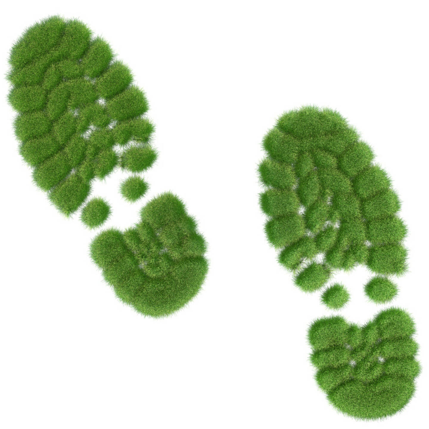 Fußabdruck, Fuss, Abdruck, grüner Fußabdruck, grün, eco, bio, Umwelt, umweltfreundlich, Öko, ökologisch, http://www.shutterstock.com/de/pic-149027984/stock-photo-green-shoe-prints-made-out-of-grass.html 