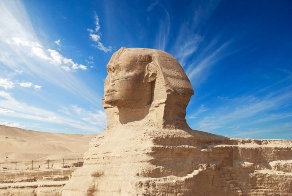 Sphinx, Ägypten, http://www.shutterstock.com/de/pic-206141080/stock-photo-sphinx-giza-egypt.html , © (www.shutterstock.com) (04.08.2014) 