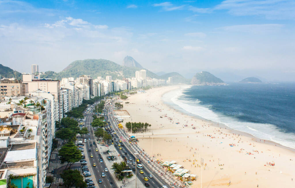 Rio de Janeiro, Brasilien, Copacabana, Strand, Meer, http://www.shutterstock.com/de/pic-129418865/stock-photo-brazil-rio-de-janeiro-the-famous-beach-of-copacabana.html, © (www.shutterstock.com) (04.08.2014) 