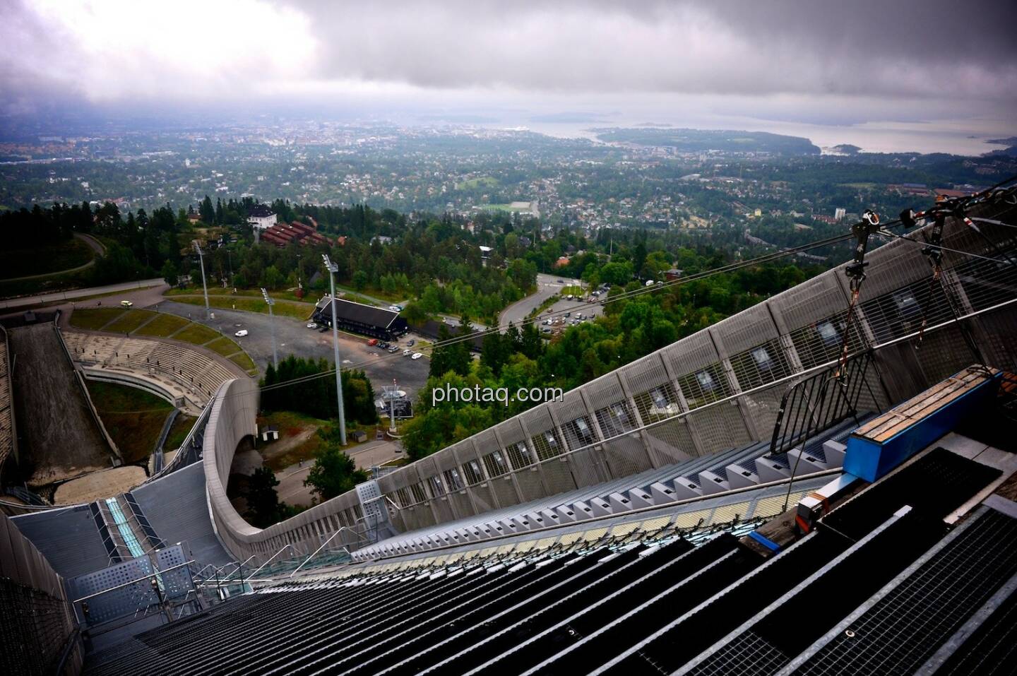 Holmenkollen, Zitterbalken, Oslo, Anlauf, Schanze