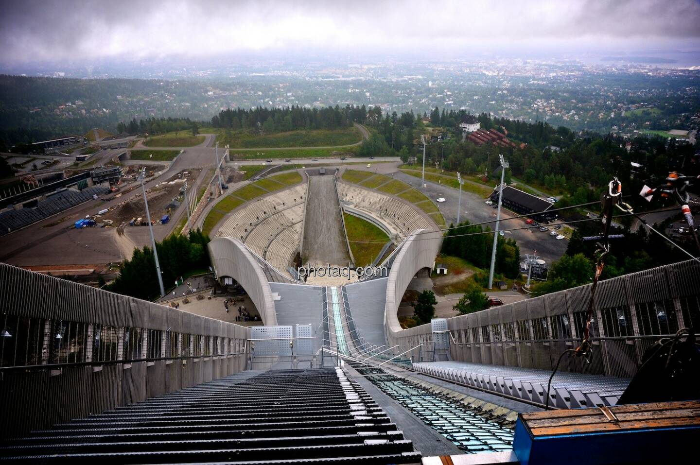Holmenkollen, Oslo, Anlauf, Schanze, Stadion