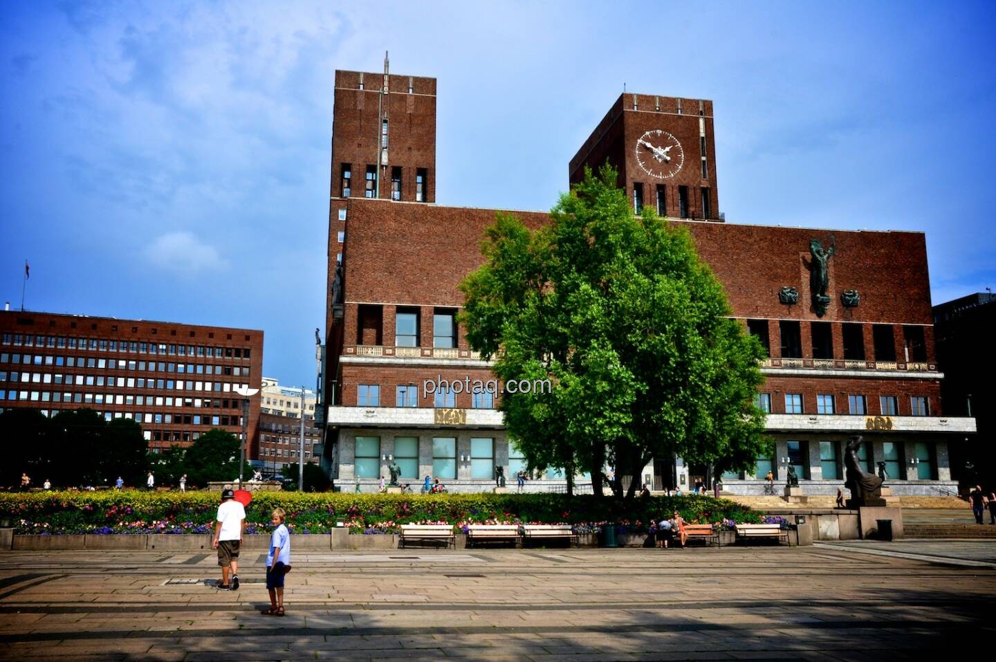 Oslo, Rathaus, Norwegen