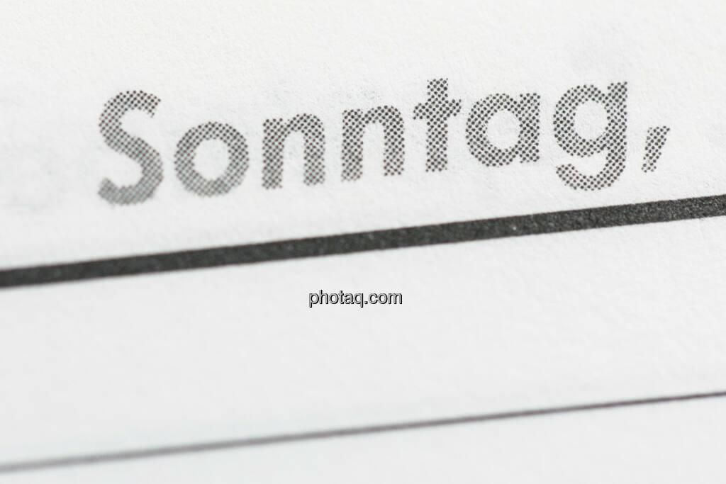 Sonntag, © photaq/Martina Draper (09.08.2014) 