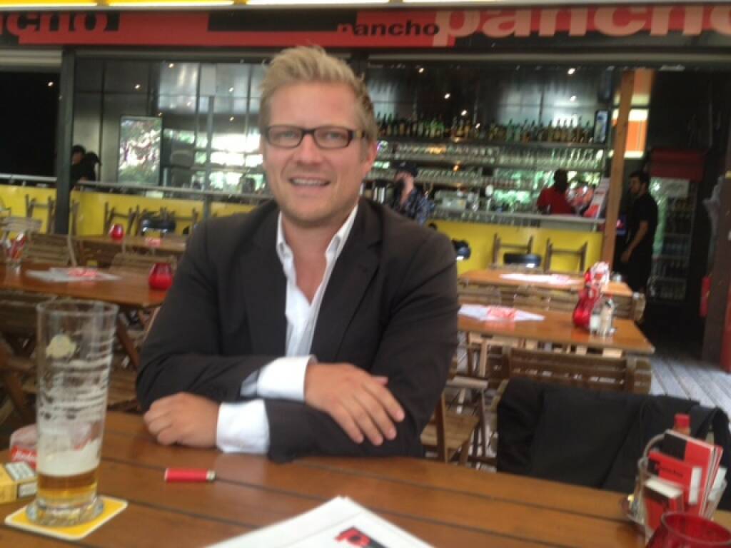 Mit Roland Mayrl (Metrum) auf der Summerstage im Runplugged Plausch (20.08.2014)