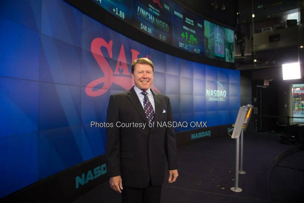 SAIA, Inc. Rings The NASDAQ Opening Bell  Source: http://facebook.com/NASDAQ (25.08.2014) 