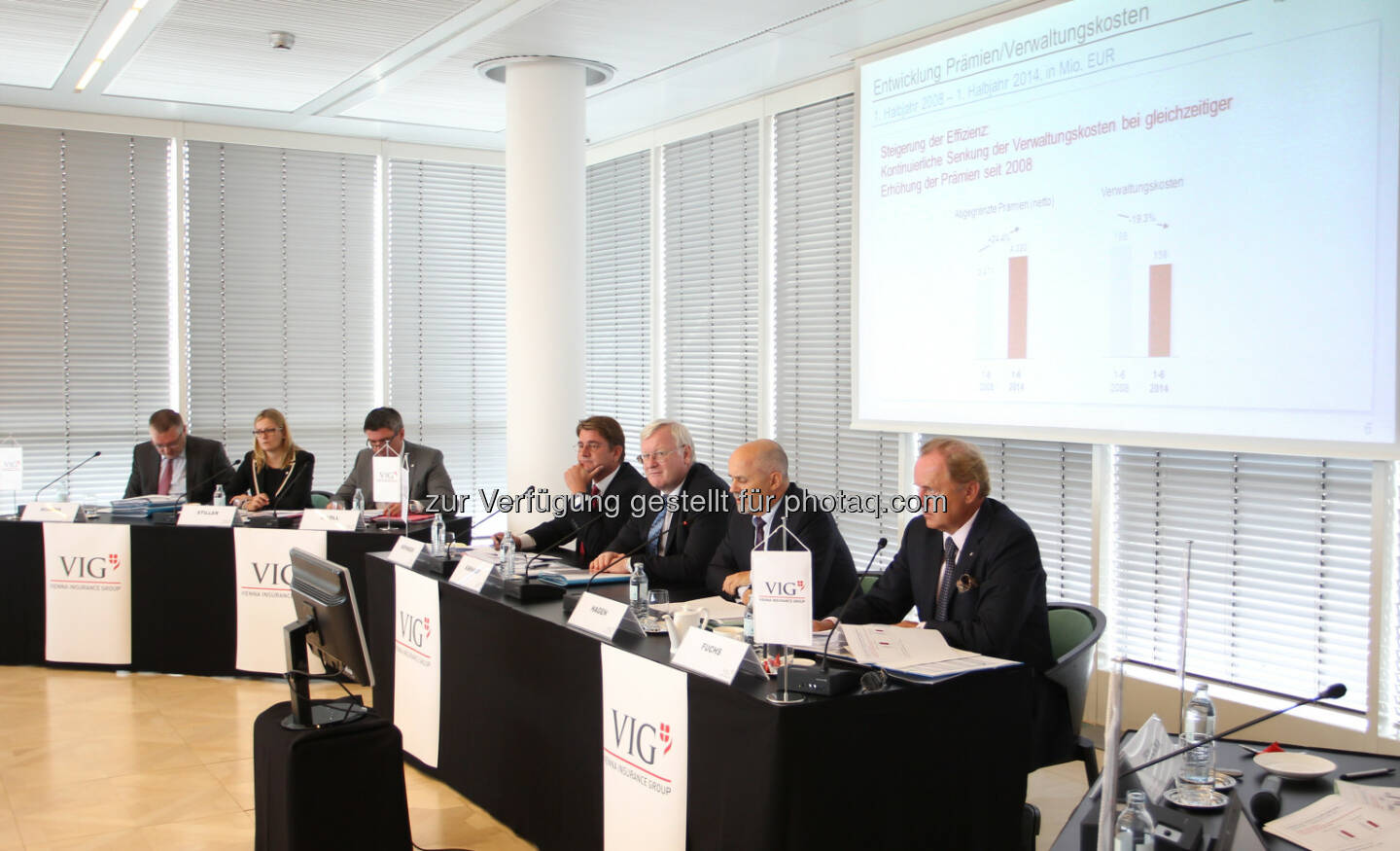 VIG Vorstand - VIG PK 26.08.2014, Ergebnis erstes Halbjahr 2014, (Bild: VIG/Chris Singer)