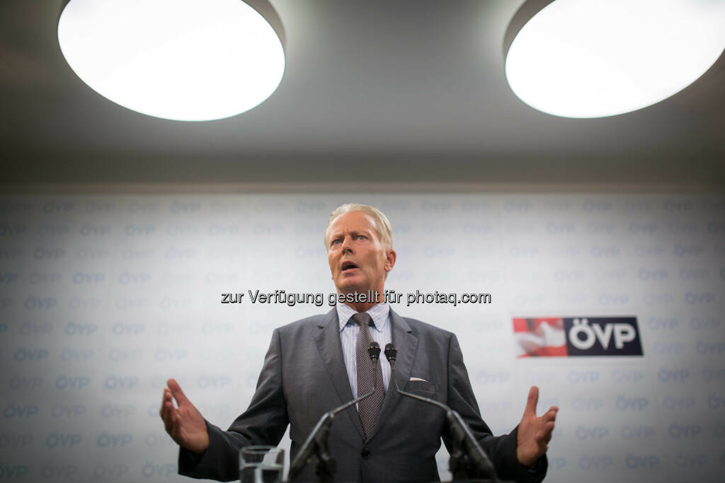 Reinhold Mitterlehner (ÖVP-Bundesparteiobmann) (Bild: ÖVP, Fotograf: Jakob Glaser) (28.08.2014) 