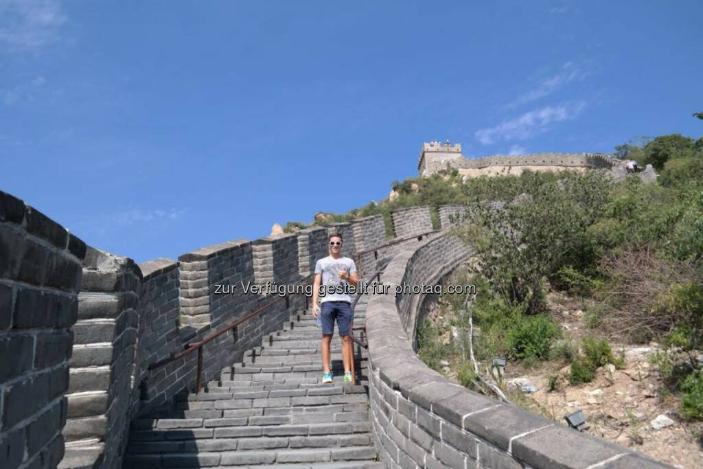 Gerald Pollak auf der Chinesischen Mauer, © Gerald Pollak (30.08.2014) 