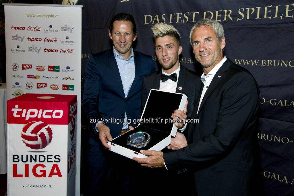 Roger Schmidt, Kevin Kampl, Michael Konsel (Bild: Bildagentur Zolles/ Martin Steiger) (31.08.2014) 