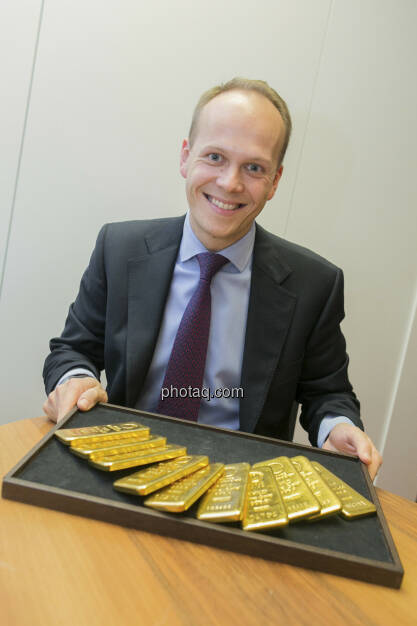 Ronald Stöferle, Gold, http://www.schoeller-muenzhandel.at, &copy; finanzmarktfoto.at/Martina Draper (20.01.2013) 