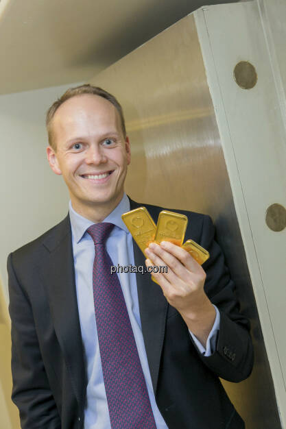 Ronald Stöferle, Gold, http://www.schoeller-muenzhandel.at, © finanzmarktfoto.at/Martina Draper (20.01.2013) 