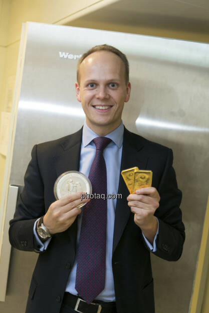 Ronald Stöferle, Gold, Silber http://www.schoeller-muenzhandel.at, &copy; finanzmarktfoto.at/Martina Draper (20.01.2013) 