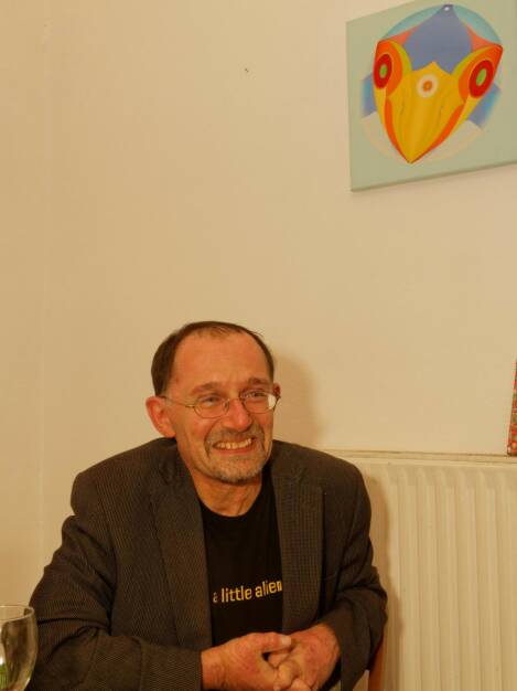 Verleger Michael Baiculescu, Mandelbaumverlag , © Franz Josef Galuschka (02.09.2014) 