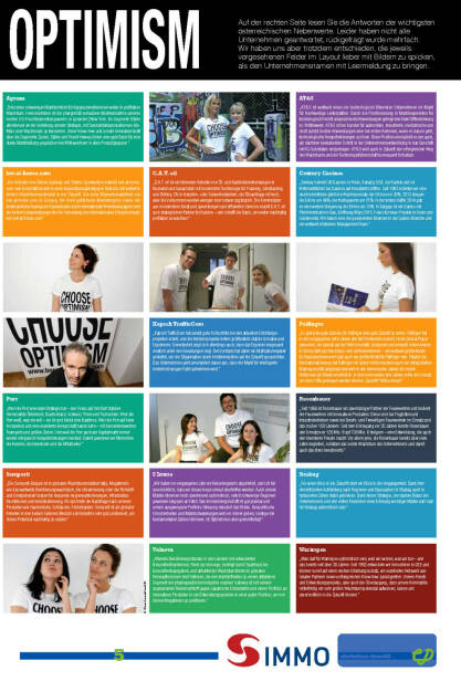 Choose Optimism 2 - Wir haben die börsenotierten Unternehmen gebeten, uns ins maximal 500 Zeichen mitzuteilen, warum für ihr Geschäftsmodell Optimismus angebracht sei. (03.09.2014) 