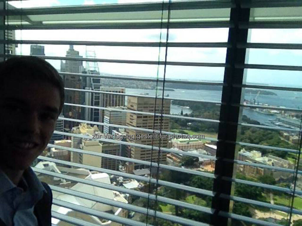 Auch in Sydney bei BCG kann sich der Ausblick aus dem Büro sehen lassen!, © Gerald Pollak (04.09.2014) 