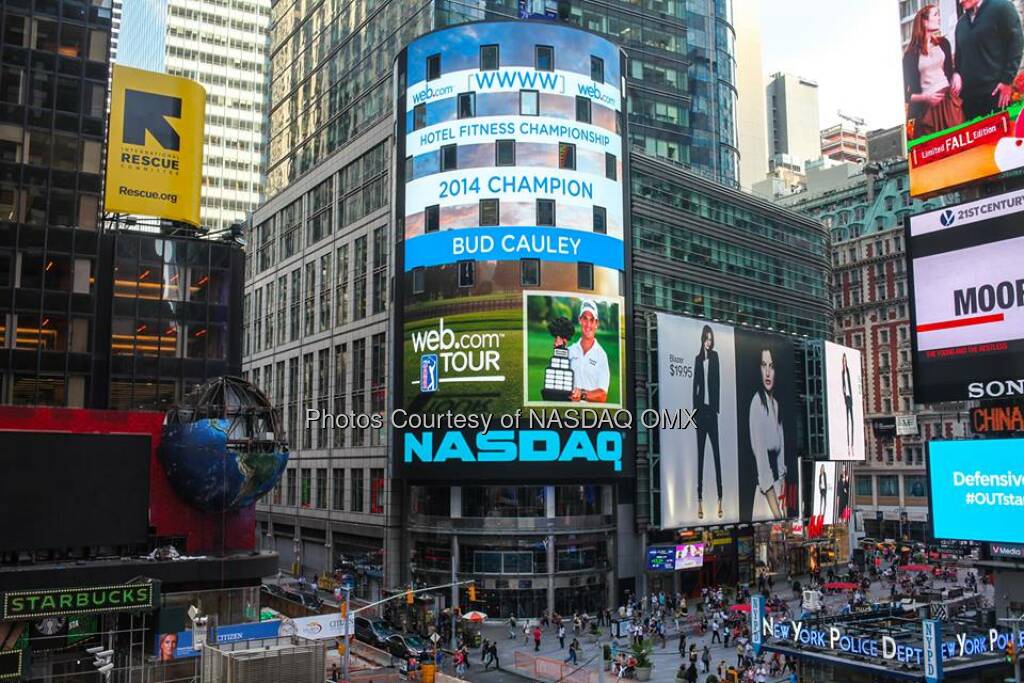 Congratulations to Bud Cauley, winner of @WebDotComTour's 2014 Hotel Fitness Championship #WebTour  Source: http://facebook.com/NASDAQ (04.09.2014) 