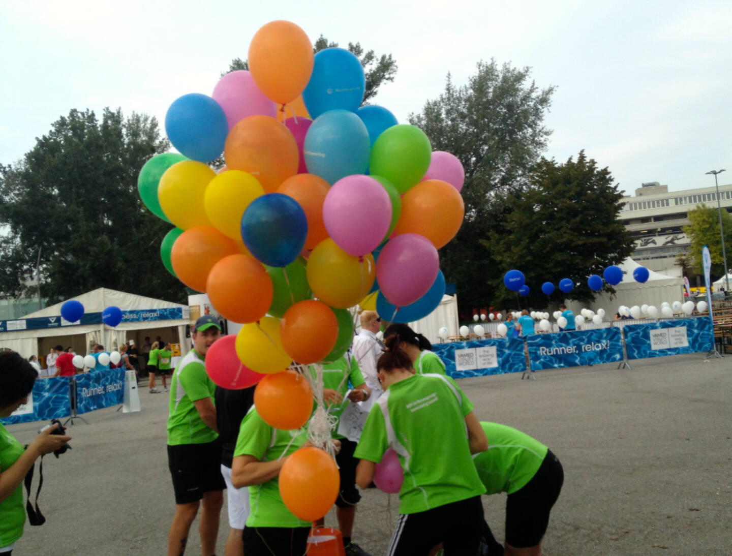 Luftballons beim Wien Energie Business Run 2014
