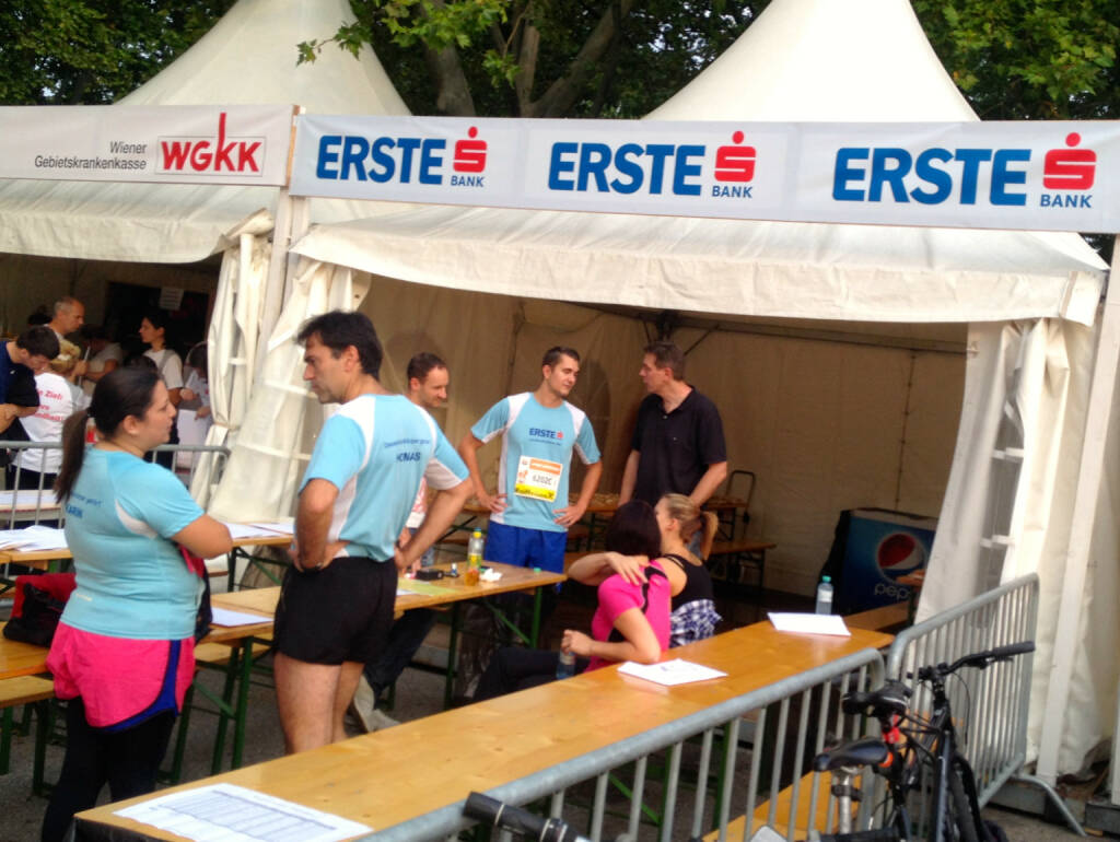 Erste Bank beim Wien Energie Business Run 2014 (04.09.2014) 