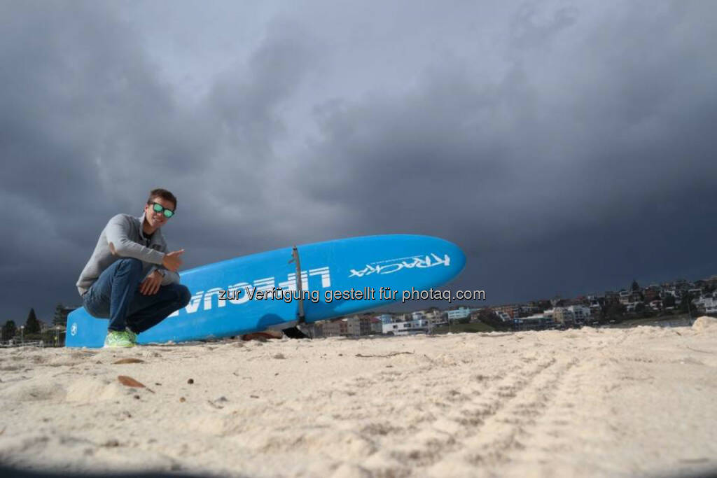 Gerald Pollak am Bondi Beach, Australien, © Gerald Pollak (06.09.2014) 