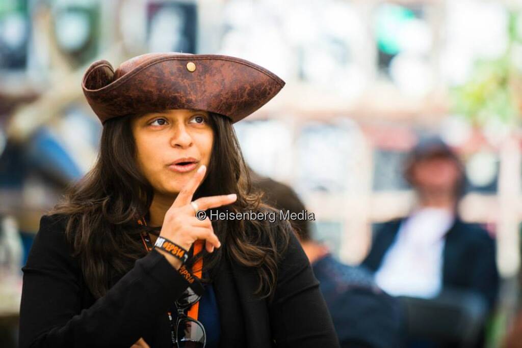 Pirate Summit, Cologne, Germany 4 September 2014 - Image by Dan Taylor/Heisenberg Media © 2014 Dan Taylor - Mit Sitar Teli (c) 2014 Dan Taylor / http://www.heisenbergmedia.com (07.09.2014) 