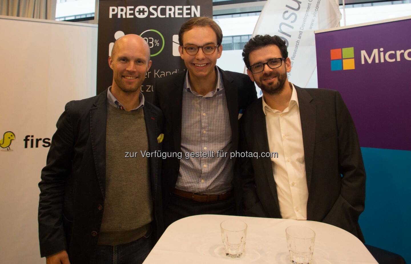 Matthias Wolf, Nicolas Vorsteher, Gerd Beidernikl (Bild: Robin Consult/Roznovsky)