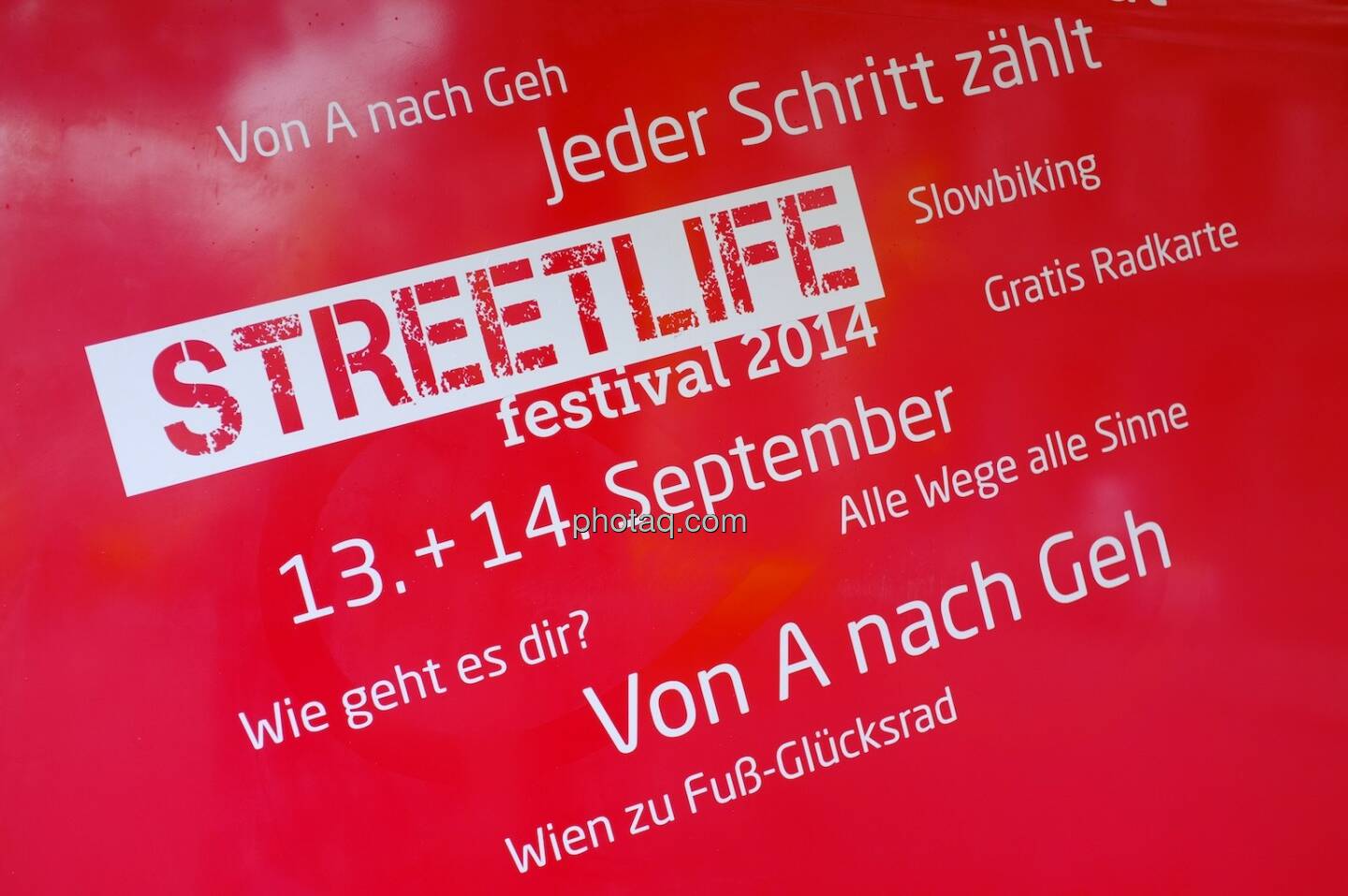 Streetlife Festival 2014 - 13.,14.9.2014 Jeder Schritt zählt