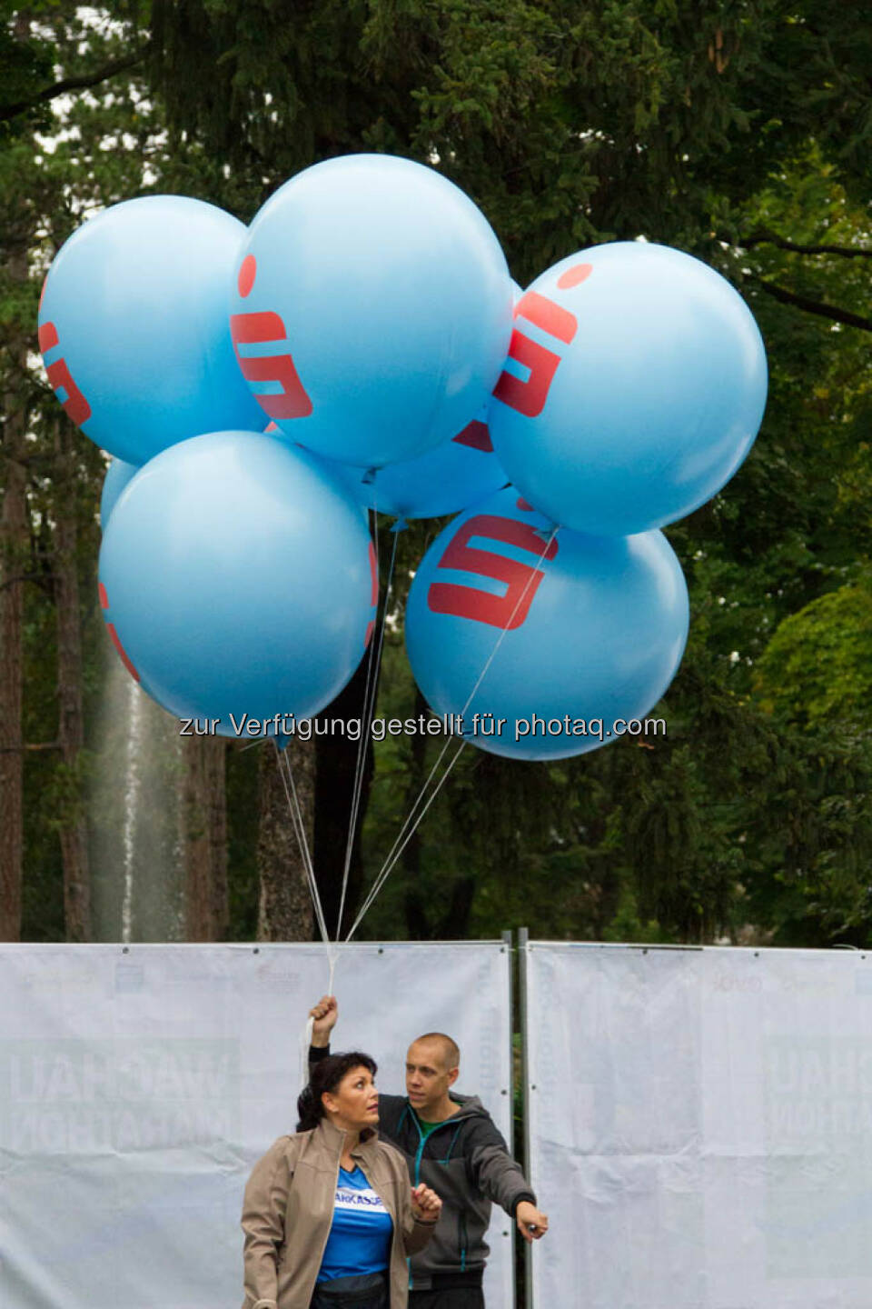 s-Bausparkasse, Luftballons, Wachau Marathon 2014