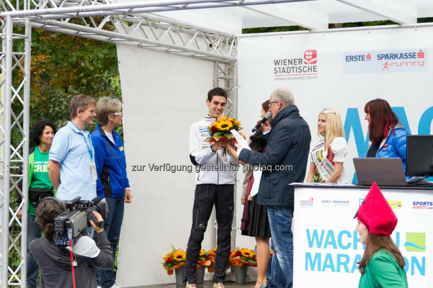 Wolfgang Hiller, Sieger Viertelmarathon Herren, Wachau Marathon 2014