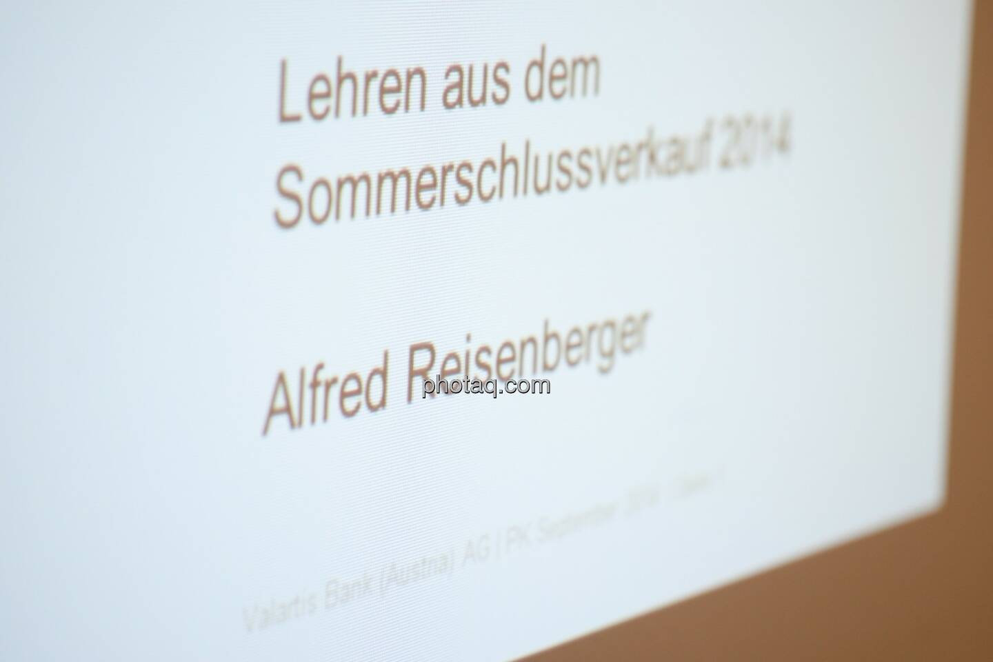 Lehren aus dem Sommerschlussverkauf 2014