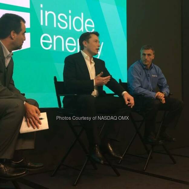 Elon Musk says that even in #Manhattan solar could make a huge impact! #InsideEnergy @solarcity @elonmusk  Source: http://facebook.com/NASDAQ (18.09.2014) 