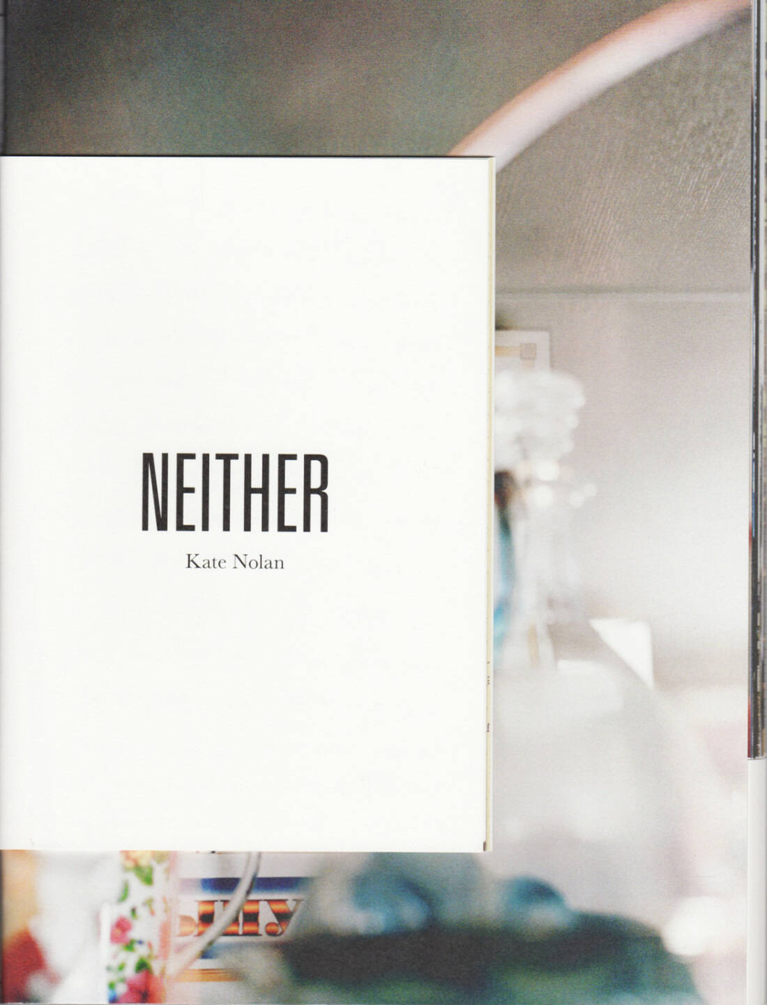 Kate Nolan - Either, Self published, 2014, Cover - http://josefchladek.com/book/kate_nolan_-_neither