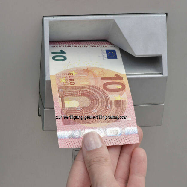 Die neue 10 Euro Banknote ab 23.9.2014 im Umlauf., © Aussender (22.09.2014) 