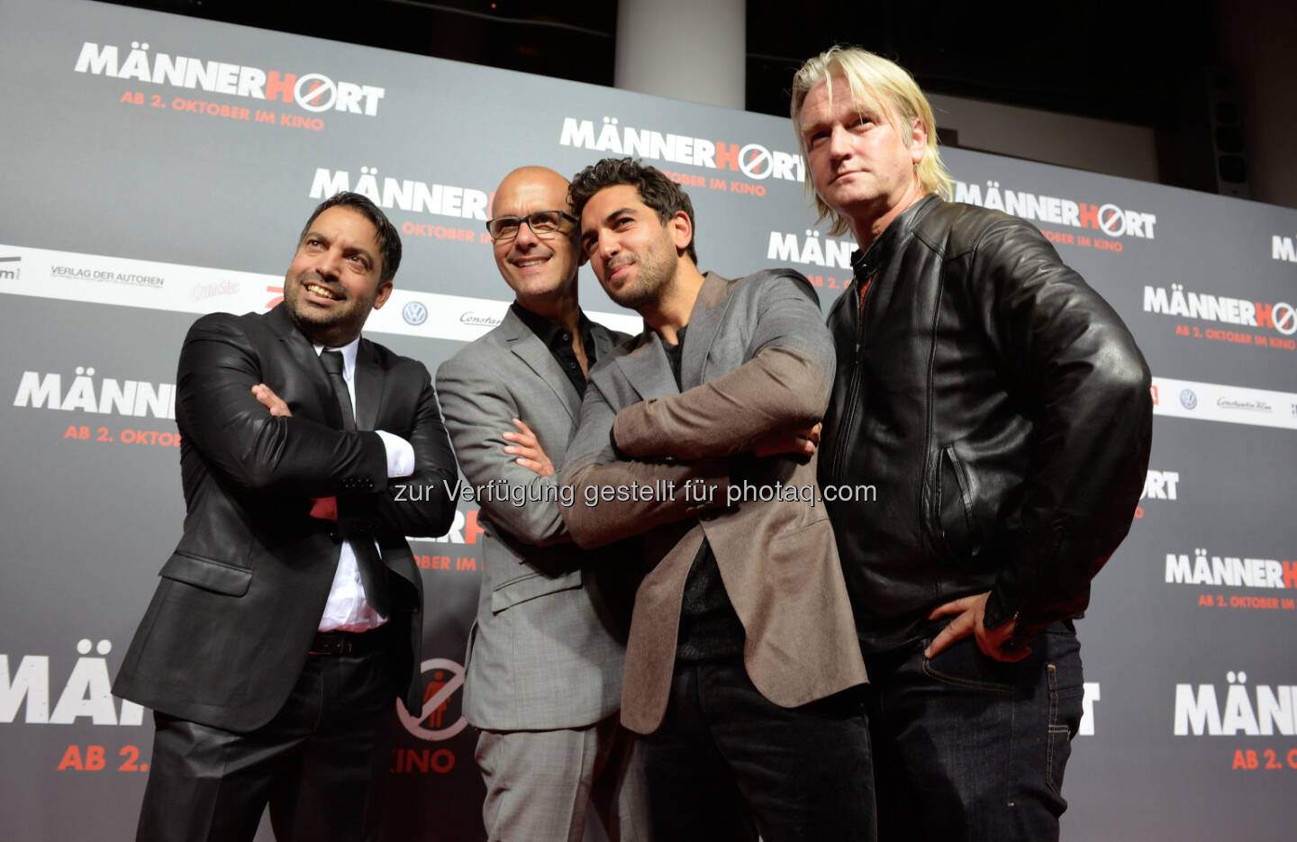 Serkan Cetinkaya, Christoph Maria Herbst, Elyas M'Barek und Detlev Buck: Constantin Film: Deutschlandpremiere von Männerhort