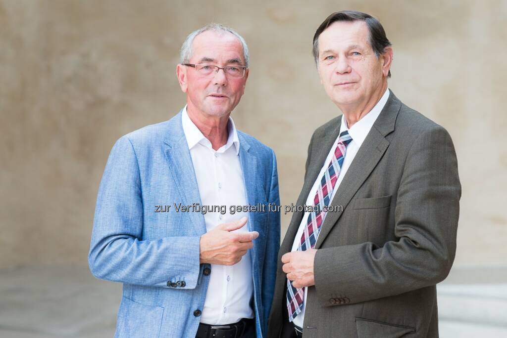 Ewald Sacher und Hannes Bauer: Volkshilfe Niederösterreich / Service Mensch GmbH: Initiative zur Energiepreissenkung: Ältere Generation zahlt zuviel für Energie, © Aussendung (23.09.2014) 