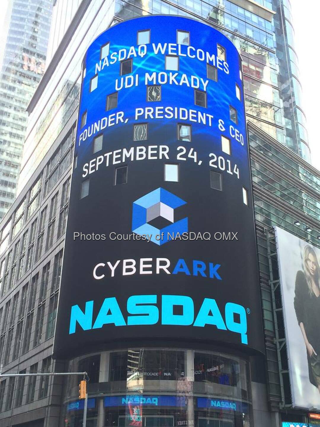 We are so proud to have @CyberArk here with us today to celebrate their #IPO on #NASDAQ! #dreamBIG $CYBR.  Source: http://facebook.com/NASDAQ