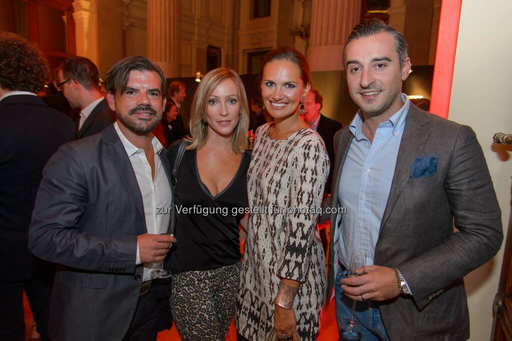 Christian Sinemus, Claudia Hölzl, Tanja Duhovich, Prapas Stergios, © ViennaPress / Andreas Tischler (25.09.2014) 