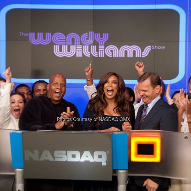 #TBT to Wendy Williams ringing the @NASDAQ Bell! #throwbackThursday #wendywilliams #NASDAQ #WendyWilliamsShow  Source: http://facebook.com/NASDAQ (26.09.2014) 