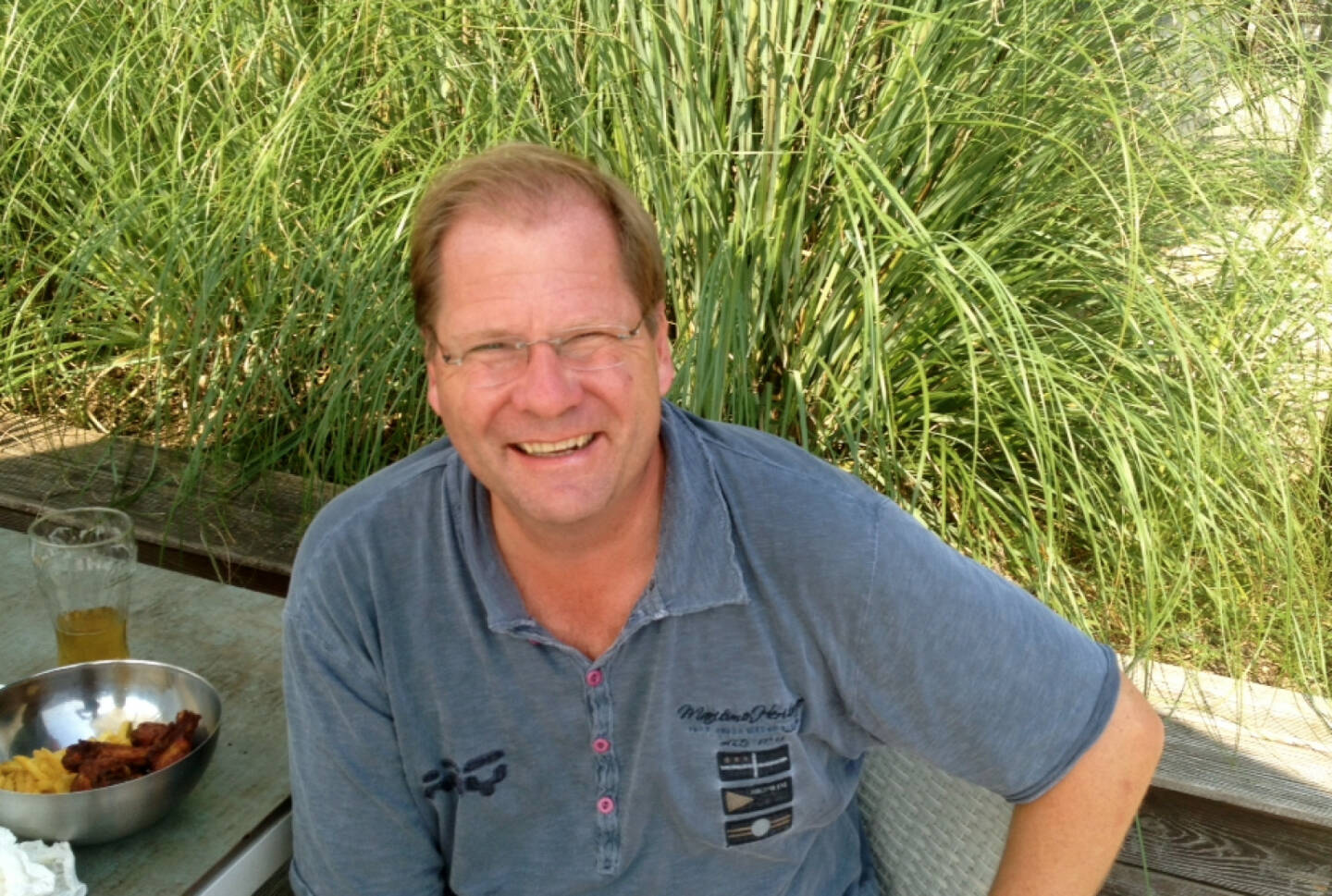 Mit Ex-Herold-Boss Jon Martinsen beim Wasserskilift