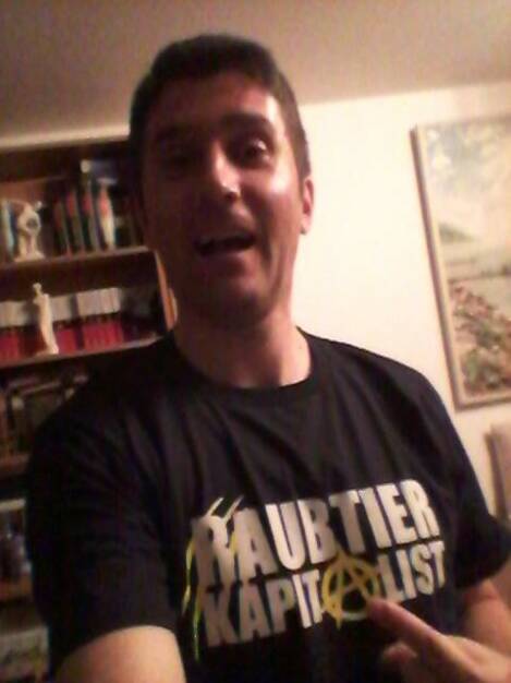T-Shirt: Raubtierkapitalist, Markus Fichtinger  (01.10.2014) 