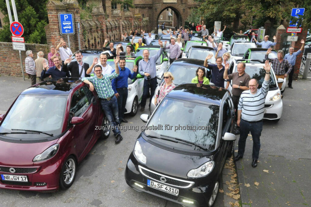 RWE: Rund 150 Teilnehmer in den Regionen Rhein-Ruhr und Berlin/Potsdam haben mehr als 500.000 Kilometer rein elektrisch zurückgelegt. Sie sind Teil des Elektromobilitätsprojektes eMerge (elektromobile Modellregionen), das mittlerweile seit November 2013 läuft. , © Aussendung (01.10.2014) 