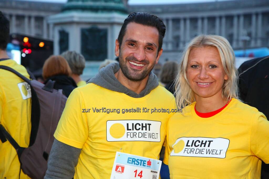 Thai-Boxer Fadi Merza, Kabarettistin Angelika Niedetzky, © leisure/Ludwig Schedl (02.10.2014) 