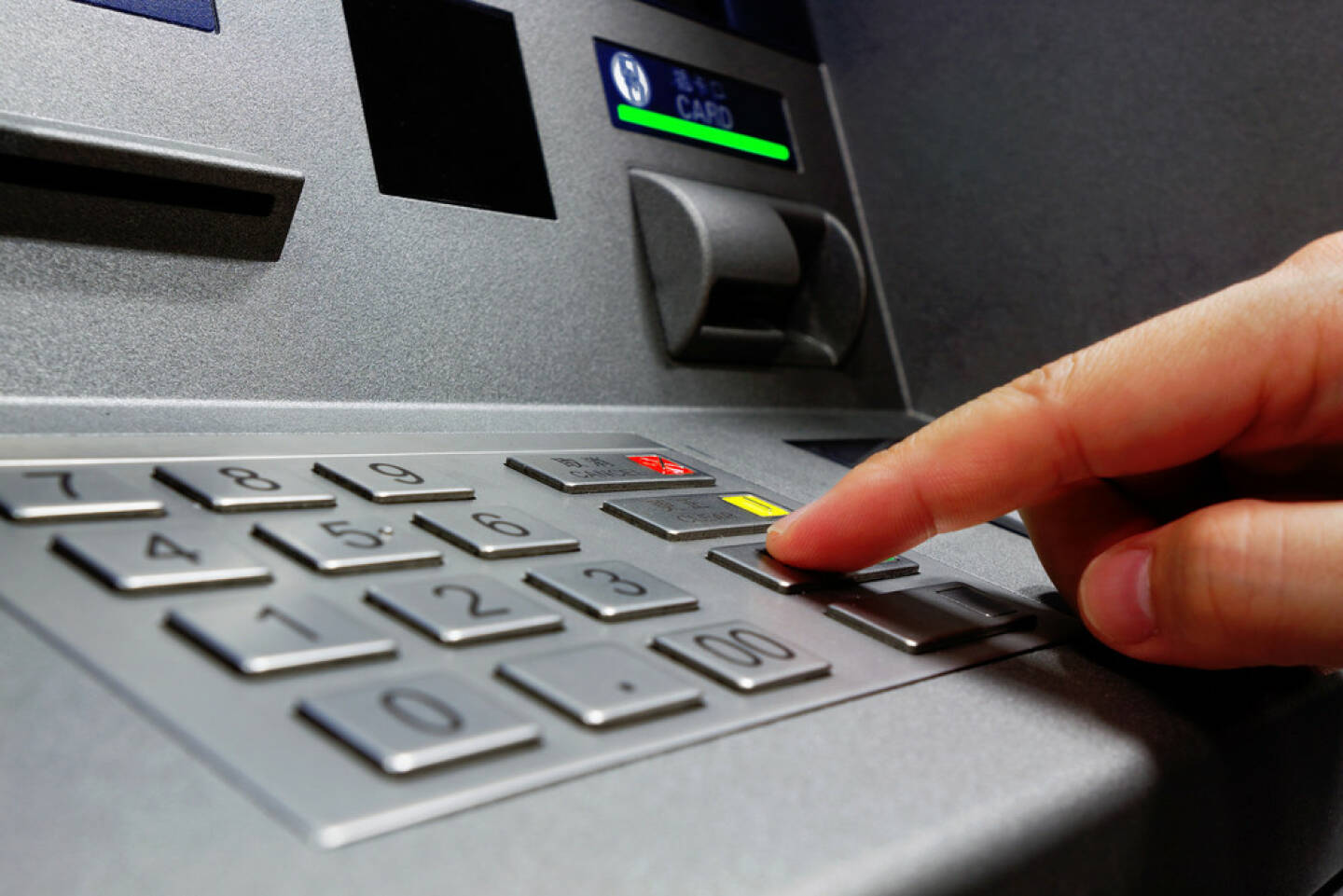 Bank, Bankomat, Geld, http://www.shutterstock.com/de/pic-139858978/stock-photo-press-atm-epp-keyboard.html