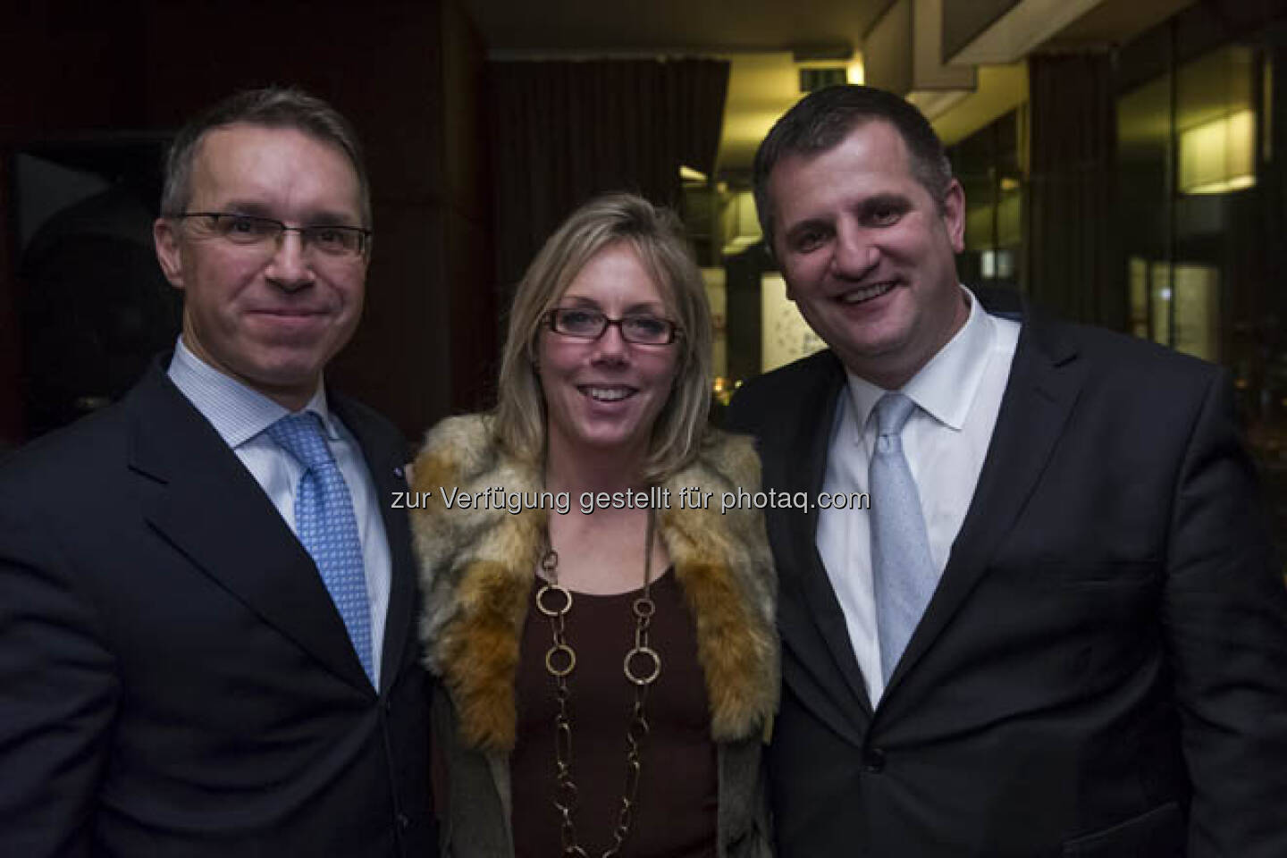 Alfred Reisenberger, Ulrike Mülleder, Eduard Berger (2x Wiener Privatbank, 1x Wiener Börse)