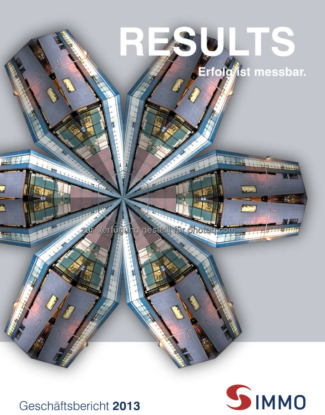Bei den diesjährigen LACP Awards (League of American Communications Professionals), dem weltweit größten Wettbewerb für Jahresberichte, überzeugte die börsennotierte S IMMO AG die Jury gleich doppelt. Der Geschäftsbericht 2013 wurde mit dem Vision Award in Gold in der Kategorie „Immobilienunternehmen“ gekürt. Außerdem erhielt die S IMMO AG die Auszeichnung „Honors“ in der Kategorie „Most Engaging“.
 
Auch bei den „International Annual Report Competition“ (ARC) Awards durfte sich die S IMMO AG über mehrere Auszeichnungen freuen. Neben Bronze in der Kategorie  „Cover Photo-Design“ wurde der Geschäftsbericht 2013 auch mit Honors für „Traditional Annual Report“ und „Interior Design“ prämiert.
 
Der Geschäftsbericht 2013 wurde unter dem Motto „Erfolg ist messbar: Results.“ erstellt. Das Cover zeigt eine Immobilie der S IMMO AG in einer Kaleidoskop-Darstellung und soll die Vielschichtigkeit des Immobiliengeschäfts vermitteln. Konzept und Gestaltung stammen, wie in den letzten Jahren, von der deutschen Berichtsmanufaktur GmbH.
 
„Wir legen großen Wert auf die Kommunikation mit unseren Anlegern und verfolgen hierbei hohe Qualitäts- und Transparenzansprüche. Daher sind wir besonders stolz auf diese internationalen Auszeichnungen“, kommentiert Mag. Ernst Vejdovszky, Vorstandsvorsitzender der S IMMO AG.
