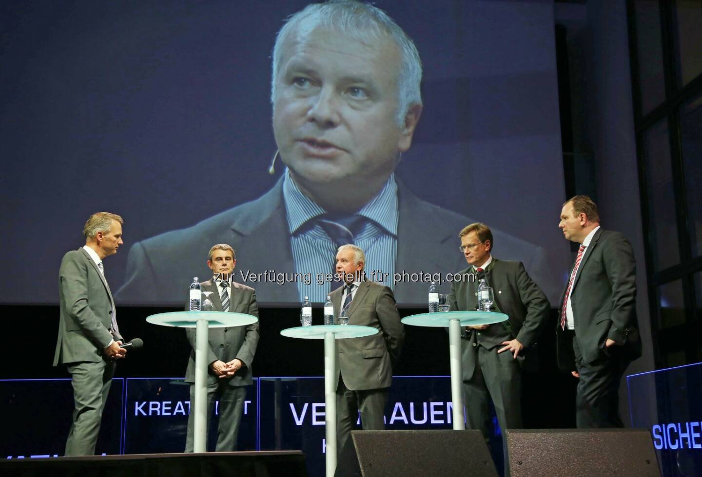 Moderator, Heinrich Schaller, Alexander Rahr, Heinz Pöttinger, Marc Deimling