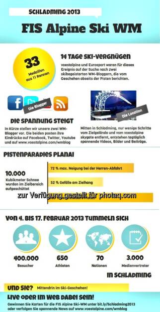 Die voestalpine-Grafik zur Ski WM in Schladming (c) voestalpine (29.01.2013) 