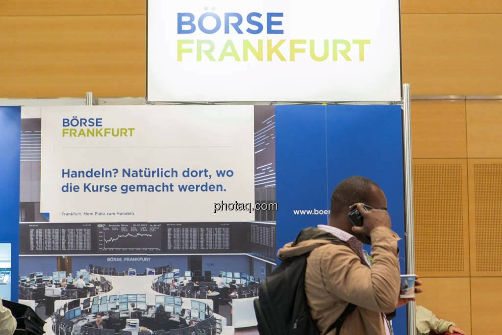 Börse Frankfurt, telefonische Order, Order, © photaq/Martina Draper (16.10.2014) 