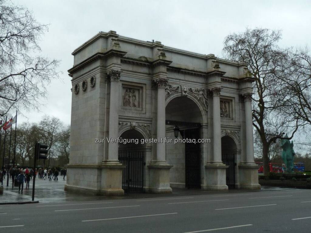 Marble Arch am Ende der Oxford Street, © Seywald (29.01.2013) 