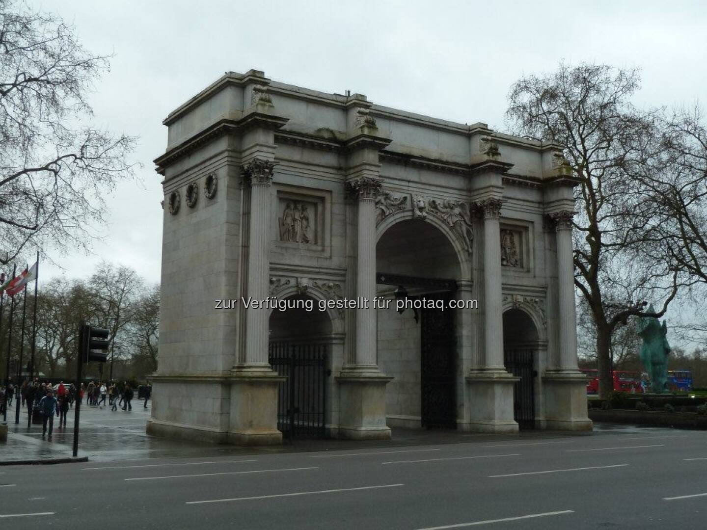 Marble Arch am Ende der Oxford Street